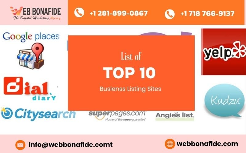 Top 10 business listing sites